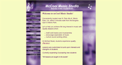 Desktop Screenshot of mccoolpiano.com